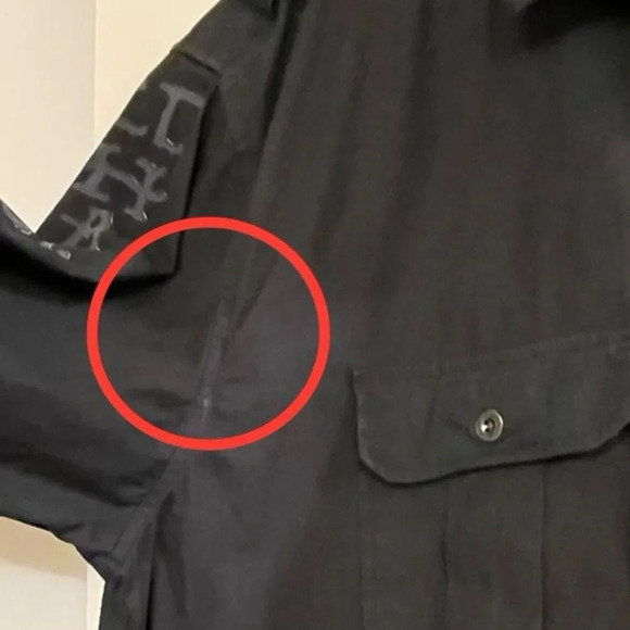 ED HARDY By CHRISTIAN AUDIGIER Long Sleeve Embroidered Button Down Shirt - Picture 8 of 11